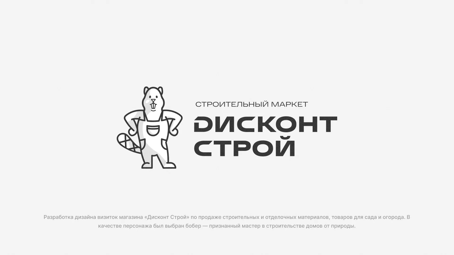 Разработка дизайна визиток магазина «Дисконт Строй» в Владикавказе